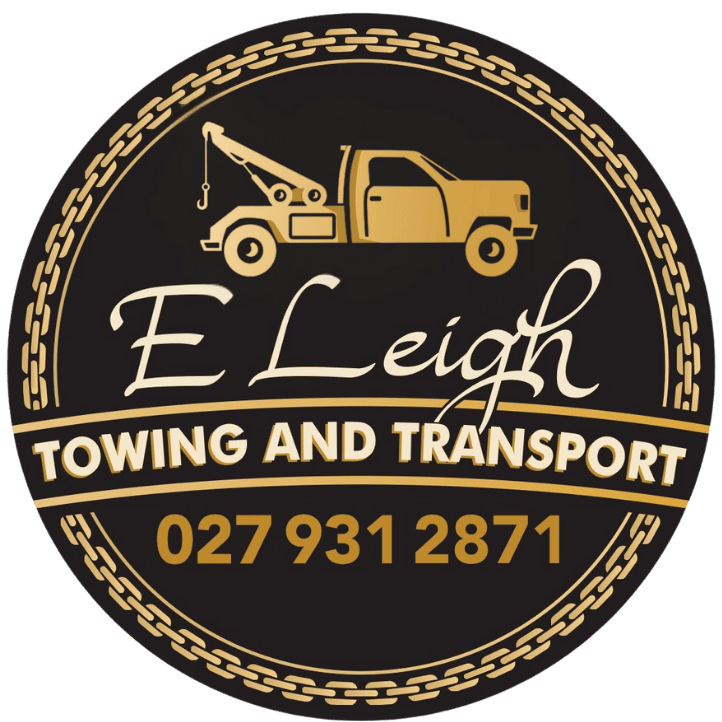 E Leigh towing logo